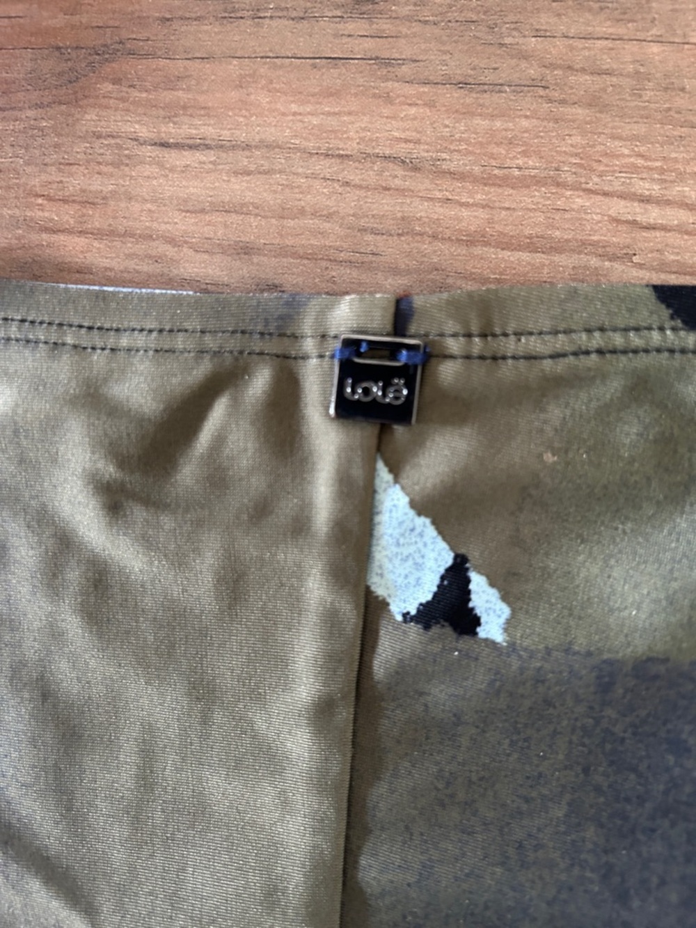 Lole Dauphinee bikini Sporty  Set in Navy, Olive & Red Accents - Picture 7 of 9